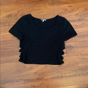 Black Crop Top